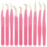 Custom Logo Tweezers Manufacturer - Private Label Stainless Steel Lash Tweezer