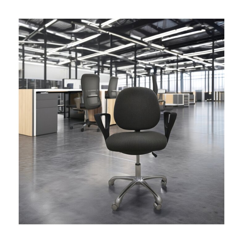 ESD Fabric Chair Factory - Comfortable Antistatic Lab Office Armrest Chair
