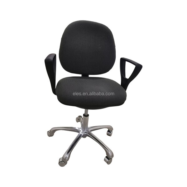 ESD Fabric Chair Factory - Grey Ergonomic Swivel Adjustable Footrest Chair