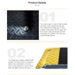 Anti Fatigue Mat Factory - Customized Pattern EPDM Rubber Industrial Mat