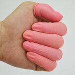Pink Anti-static Gloves Factory - Disposable Dust-free Latex Finger Gloves