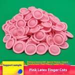 Anti Static Finger Cots Supplier - Disposable Pink Nitrile Rubber Medical Cots