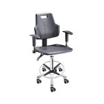 ESD Lab Chair Supplier - PU Foam Anti-static Backrest Dust-free Workshop