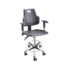 ESD Lab Chair Supplier - PU Foam Anti-static Backrest Dust-free Workshop