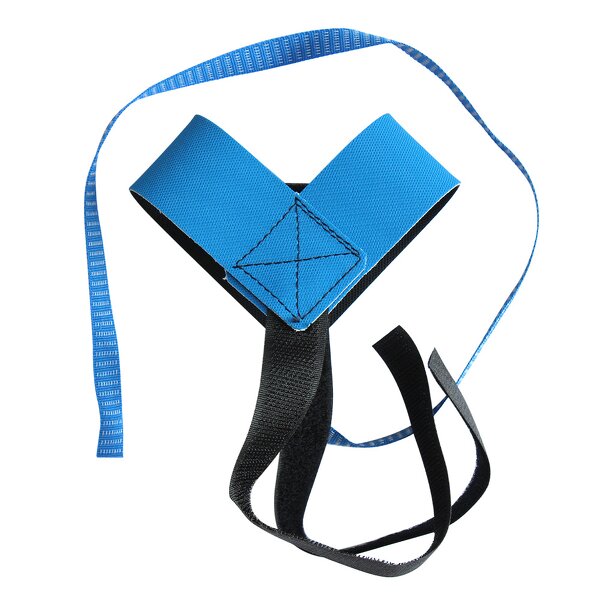 Heel Grounding Device Supplier - Blue Adjustable Conductive Hook Loop Strap