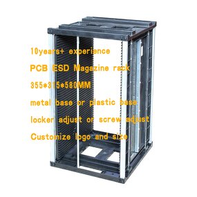 ESD PCB Storage Rack Manufacturer - Adjustable Plastic Circulation Magazine Rack