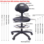 Anti-Static PU Foam Chair Supplier - Ergonomic Adjustable Backrest Computer Chair