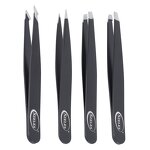 Eyebrow Tweezers Supplier - 1.5mm Thickness Slanted Stainless Steel Tweezers