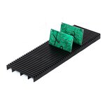 ESD PCB Circulation Rack Factory - Conductive Black Electronic Industrial Rack