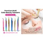 Eyelash Extension Tweezers Factory - Private Label L Shape Fiber Tip