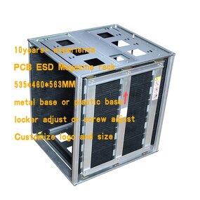 Antistatic SMT Rack Factory - Adjustable Metal Storage Holder for PCB