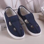 ESD Canvas Shoes Supplier - Breathable PVC Sole Antislip Clean Room Shoes