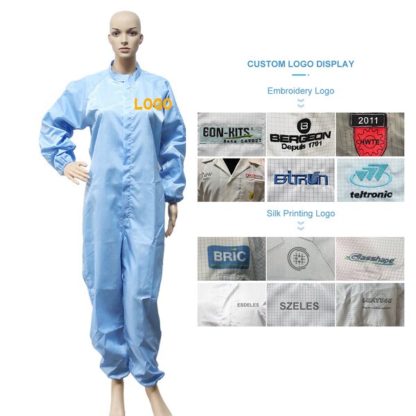 ESD Coverall Factory - Washable Polyester Conductive Fibre Overalls