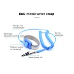 ESD Wrist Strap Factory - Adjustable Grounding Wire Bracelet with PU Strap