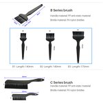 Anti-static Brush Set Manufacturer - Professional Nylon Bristle Conductive Brush