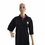 Anti Static Polo Shirt Factory - 96% Cotton Knitted Fabric OEM T-Shirt
