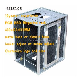 ESD Magazine Rack Supplier - Aluminum Metal Plastic PCB Storage Rack