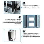 ESD Magazine Rack Factory - Handle Type Metal Plastic PCB Storage Rack