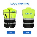 Safety Vest Manufacturer - Custom Logo Multi Pocket Reflective Workwear