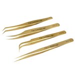 Eyelash Extension Tweezers Factory - Private Label L Shape Fiber Tip