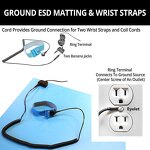 ESD Rubber Mat Factory - Field Service Kit Natural Rubber Earthing Mat