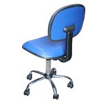 ESD PU Leather Chair Supplier - Industrial Cleanroom Nylon Metal Chair