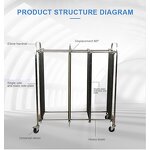 SMT PCB Rack Trolley Supplier - Adjustable ESD Antistatic Storage Factory Direct