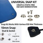 ESD Ground Kit Supplier - Workstation 15' Banana Plug Adapter Snap Kit