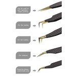 Isolation Tweezer Supplier - Japanese Stainless Steel Diamond Dust Tip Tweezer