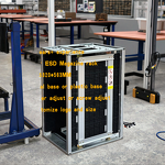 ESD Magazine Rack Manufacturer - Adjustable Screws Aluminum SMT Storage Rack