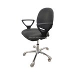 ESD Fabric Chair Factory - Grey Ergonomic Swivel Adjustable Footrest Chair