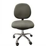 ESD Fabric Chair Factory - Grey Ergonomic Swivel Adjustable Footrest Chair