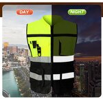 Safety Vest Manufacturer - Custom Logo Multi Pocket Reflective Workwear