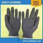 PU Coated Gloves Supplier - White Anti-static Electronics Factory Small Size