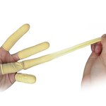 Latex Finger Cots Supplier - Anti-static Yellow Waterproof Skid-proof Cots
