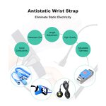 Heel Grounding Device Supplier - Blue Adjustable Conductive Hook Loop Strap