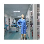 ESD Lab Coat Manufacturer - Washable Reusable TC Cotton Anti-static Suit