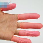 Pink Anti-static Gloves Factory - Disposable Dust-free Latex Finger Gloves