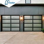 Garage Door Supplier - Modern Aluminum Alloy Tempered Glass