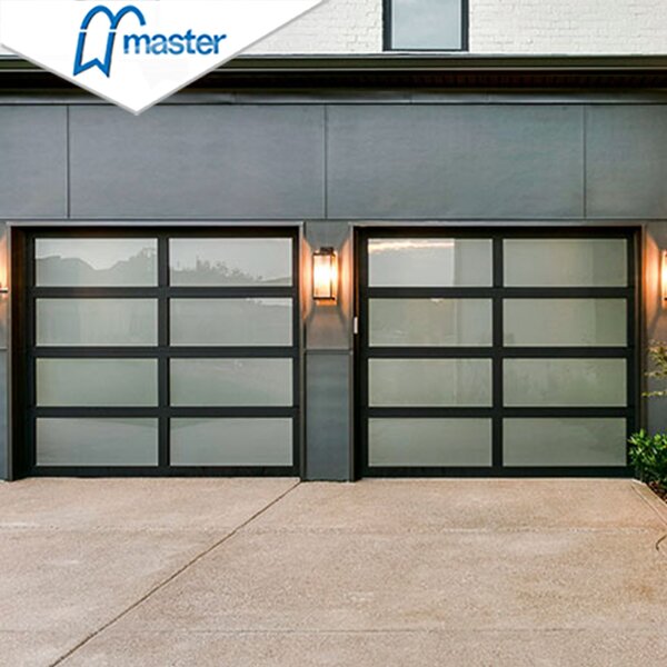 Garage Door Supplier - Modern Aluminum Alloy Tempered Glass