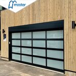 Garage Door Supplier - Modern Aluminum Alloy Tempered Glass