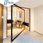 Aluminum Pivot Door Supplier - Modern Home Main Entrance