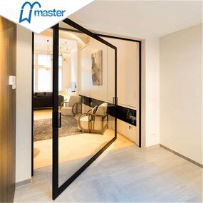 Aluminum Pivot Door Supplier - Modern Home Main Entrance