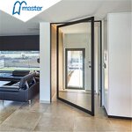 Aluminum Pivot Door Supplier - Modern Home Main Entrance