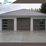 Insulated Garage Doors Supplier - Modern with Pedestrian Door