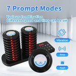 Cafe Guest Buzzer Manufacturer - Rechargeable 300mAh Waterproof