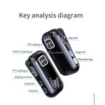Mini Ear Walkie Talkie Supplier - 0.5W 2 Way up to 1Km for Events