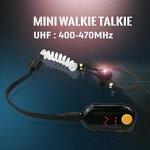 Mini Walkie Talkie Supplier - Long Range Two Way for Bar