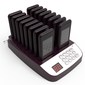 Hotel Restaurant Paging System Supplier - 16-Unit 433MHz 500m Range