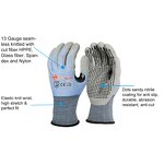 Cut Proof Gloves Supplier - Wholesale ANSI A4 A5 Sandy Nitrile
